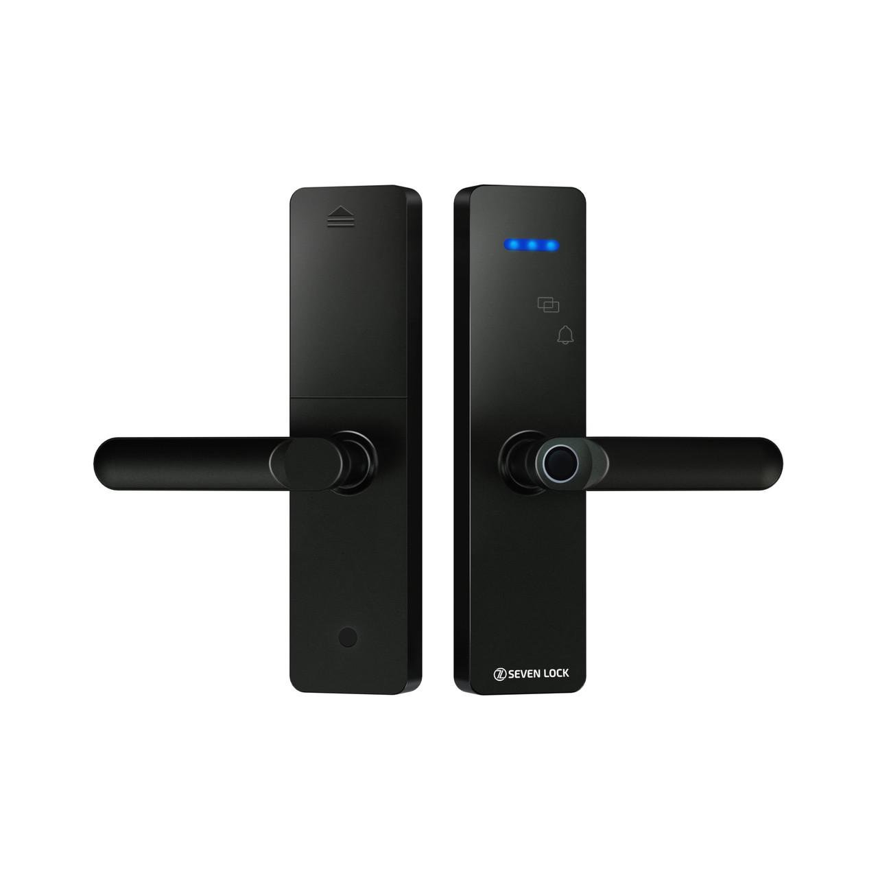 Замок дверний біометричний SEVEN LOCK SL-7740BF Black (SL7740BFb) - фото 2 Замок дверний біометричний SEVEN LOCK SL-7740BF Black (SL7740BFb) - фото 2