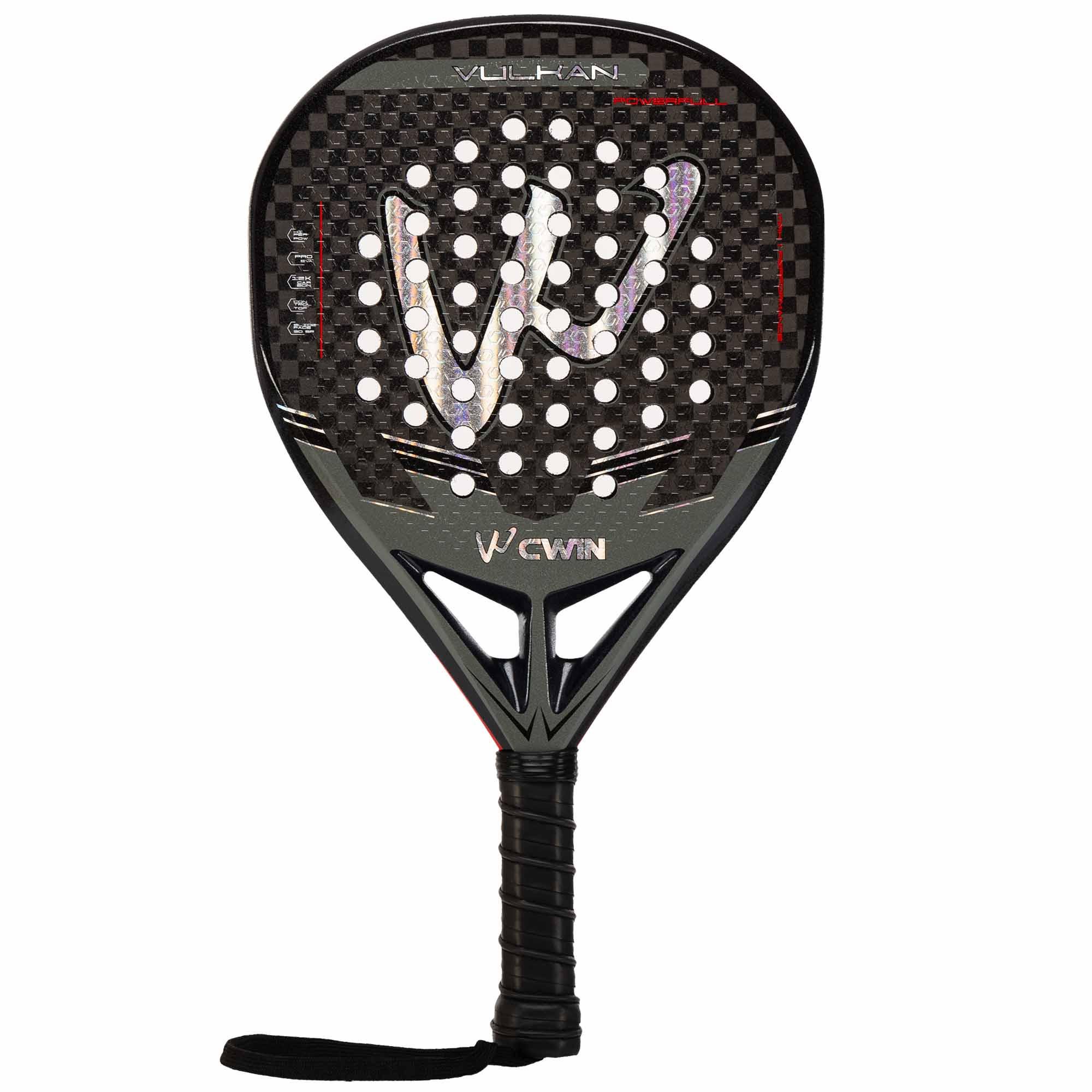 Набір для падельного тенісу CAMEWIN MASTER BT-6529 1 ракетка в чохлі Сіро-чорний (31773591)