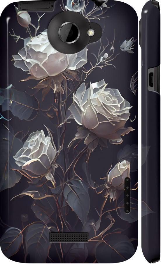 Чохол на HTC One X+ Троянди 2 (5550c-69-42517)