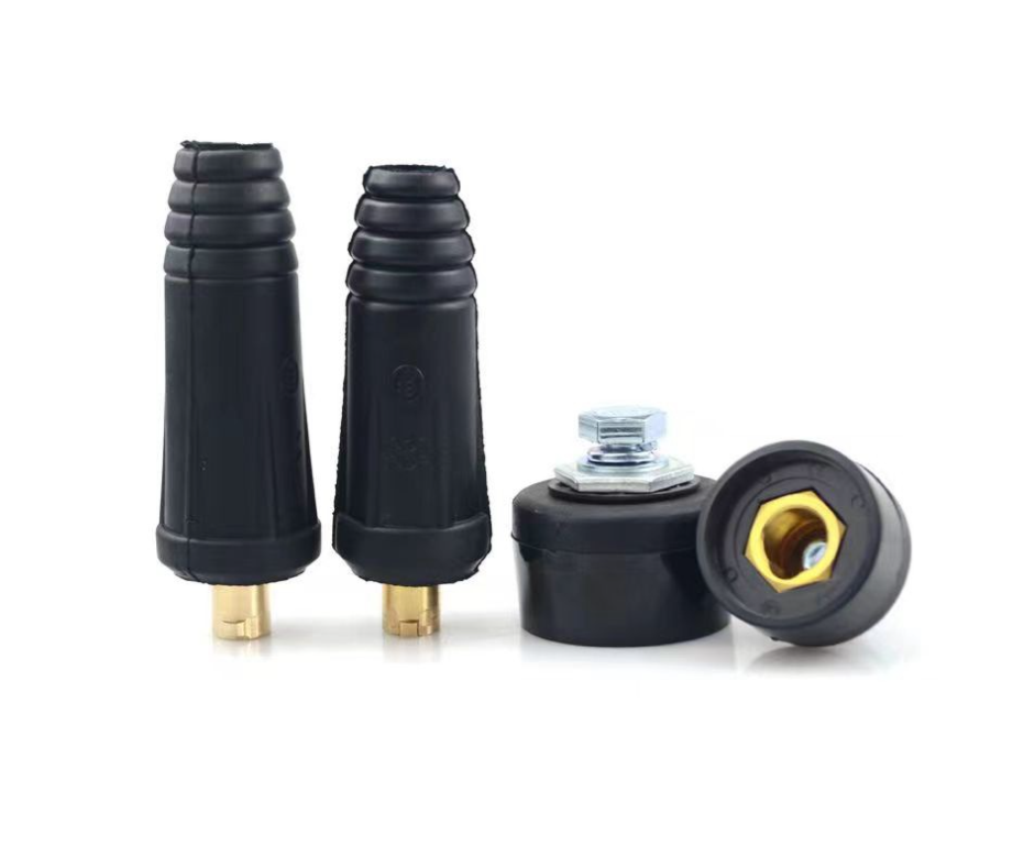 Комплект байонетных соединений для сварки под кабель 10-25 мм гнездо/штекер (2076) Комплект байонетных соединений для сварки под кабель 10-25 мм гнездо/штекер (2076)