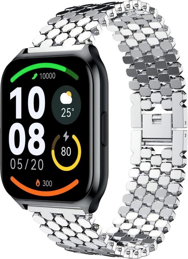 Браслет металлический Scaly для Haylou Watch 2 Pro LS02 Pro Silver (40801-59)