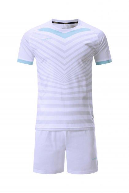 Форма футбольная Europaw 026 детская 2XS Бело-голубая