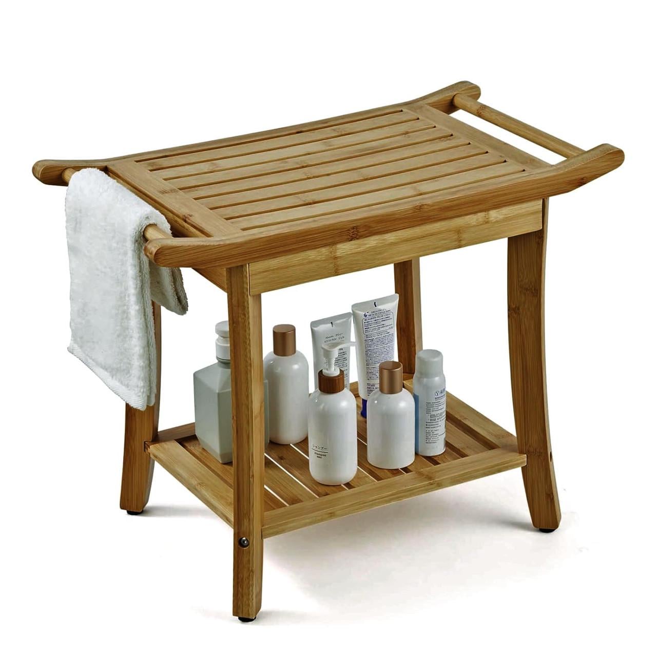 Табурет для ванной из дерева Хамалис Сиена (ТВН-013805)