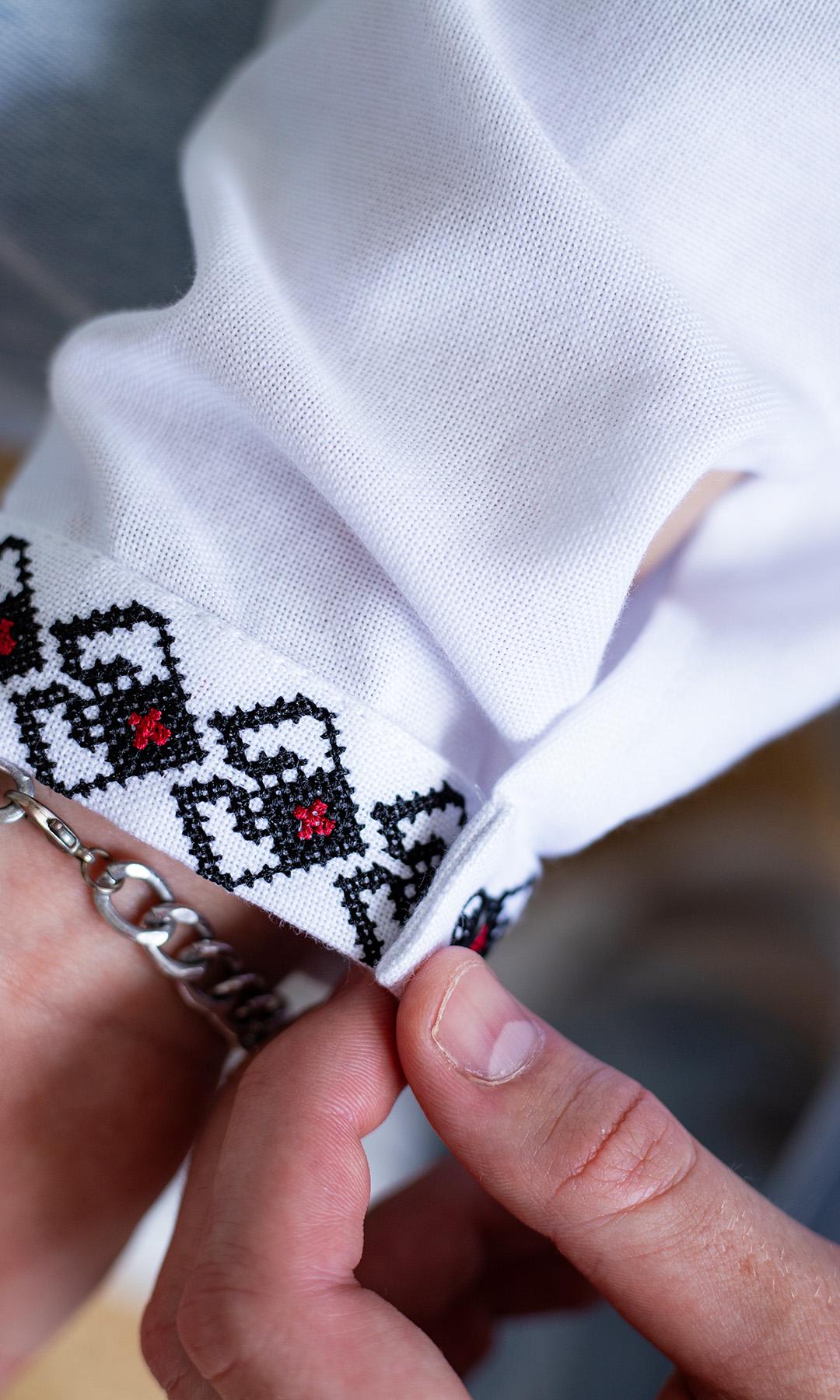 Вишиванка чоловіча Вишиваночка р. 62 Білий (3046-3) - фото 5