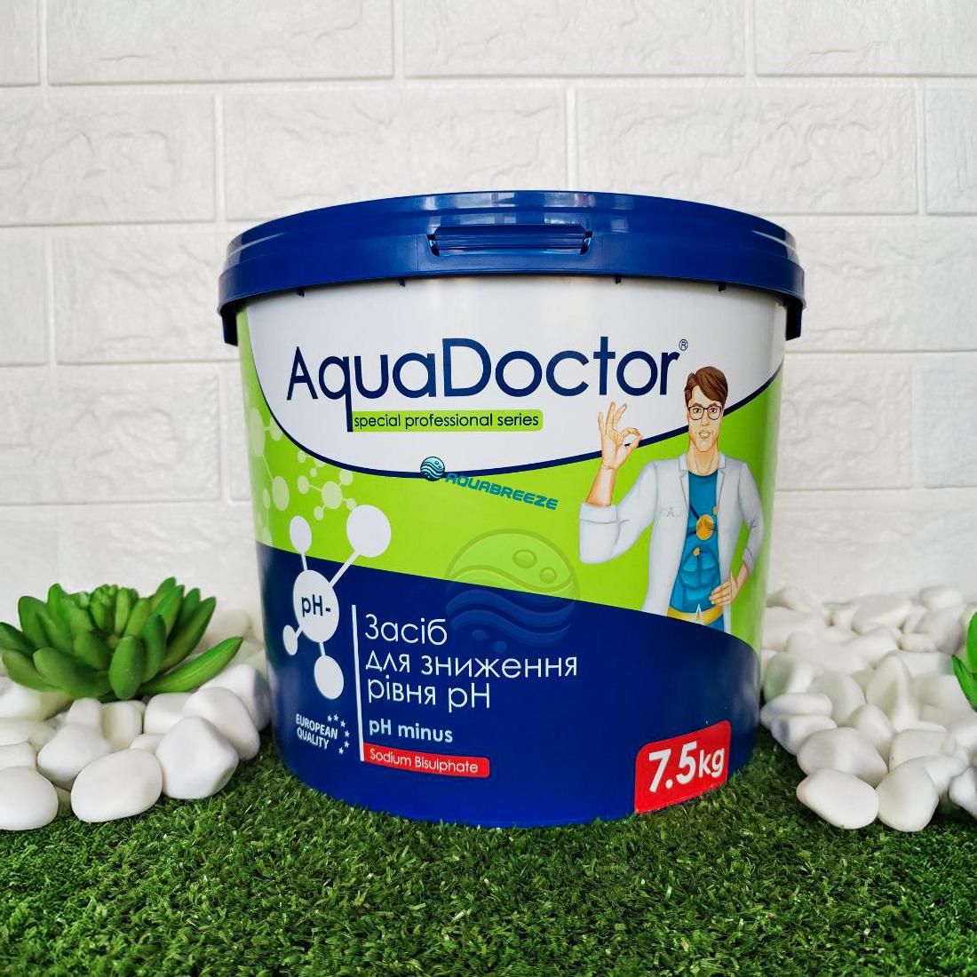 Препарат для зниження рівня рН AquaDoctor pH minus 7,5 кг (40735) - фото 2