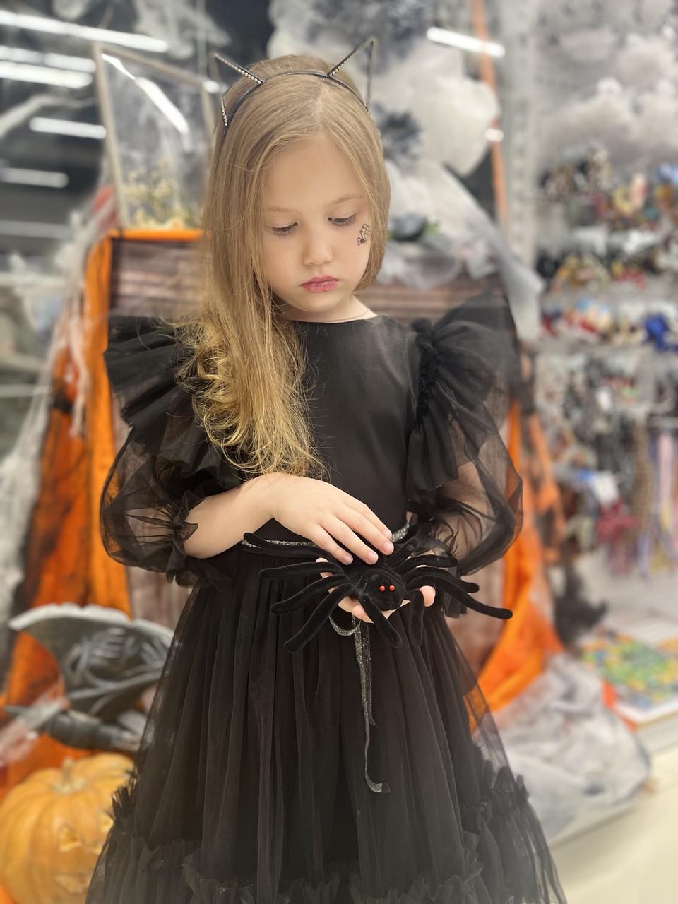 Платье праздничное для девочки Венздей 128 см Черный (2241789428) - фото 10 Платье праздничное для девочки Венздей 128 см Черный (2241789428) - фото 10