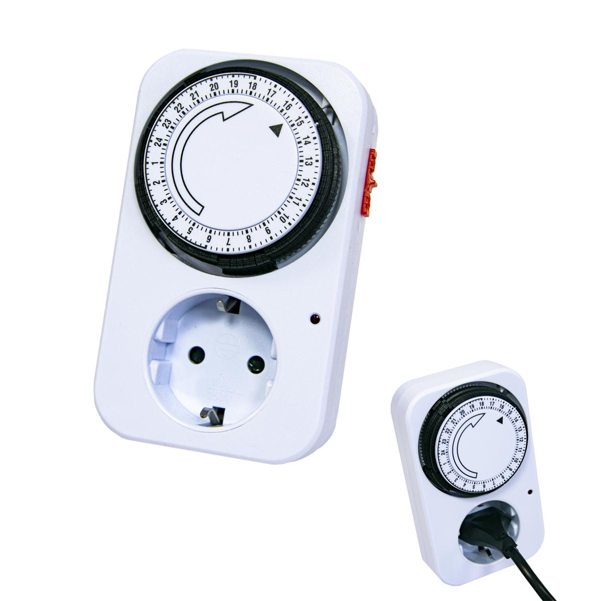 Розетка с таймером Programmer Timer TG-14A 16A Белый (1008858-White) - фото 5