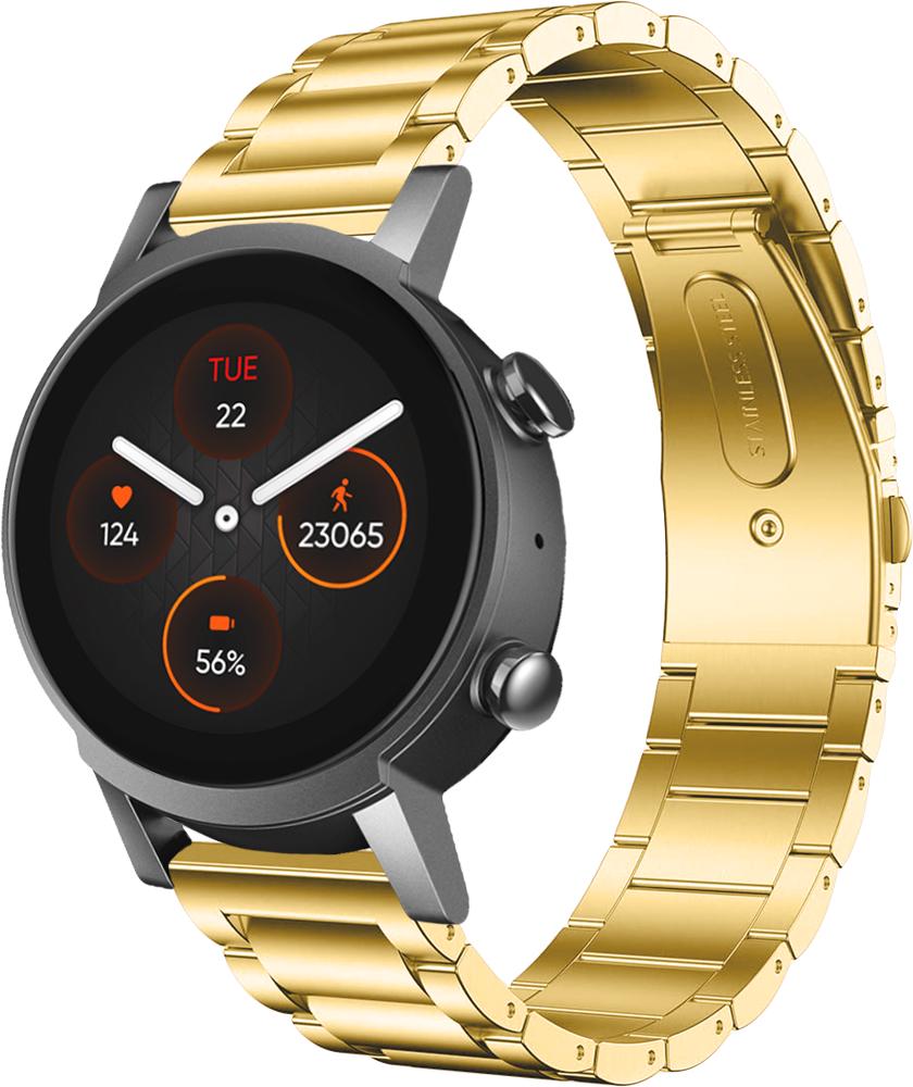 Браслет металлический Shape для Mobvoi TicWatch E3 Gold (26759-2A)