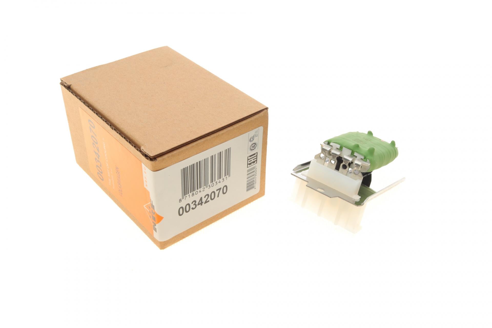 Резистор вентилятора печки VW Caddy/Golf III/Polo 95-03 (342070 NRF)