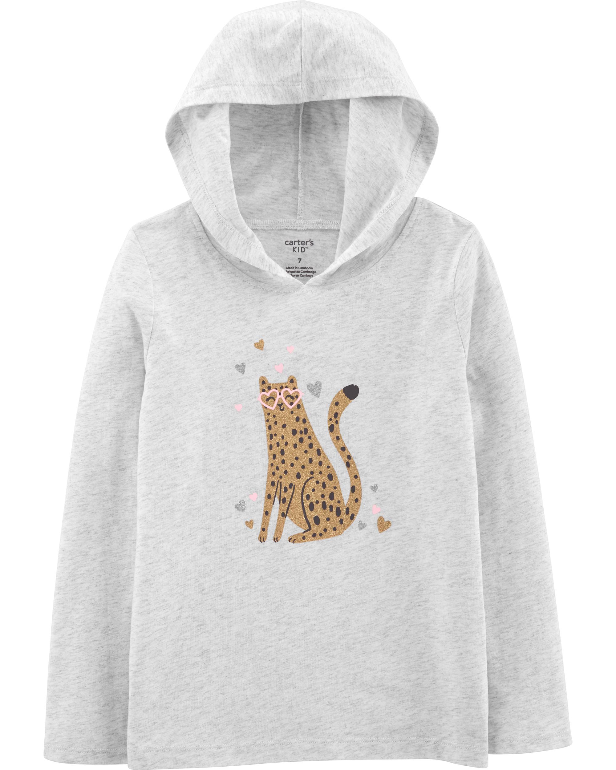 Реглан Carter's для девочки 4 года 104 см Серый (CRT-00019)