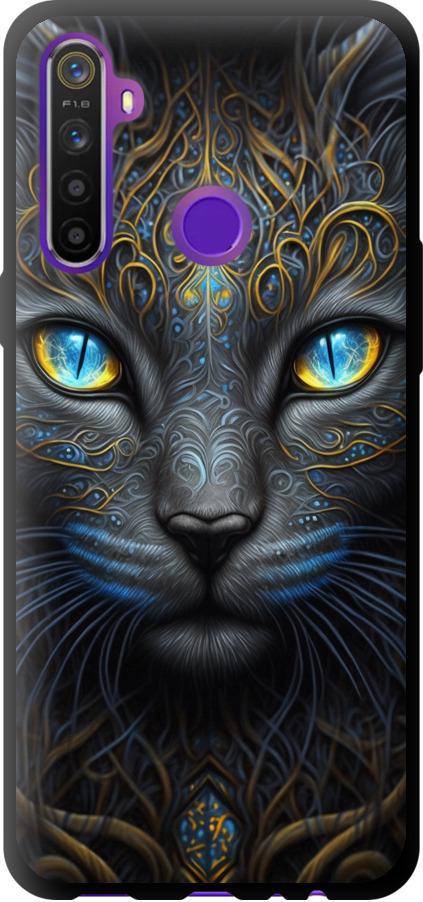 Чехол на Realme 5 Кошка (5548b-1862-42517)