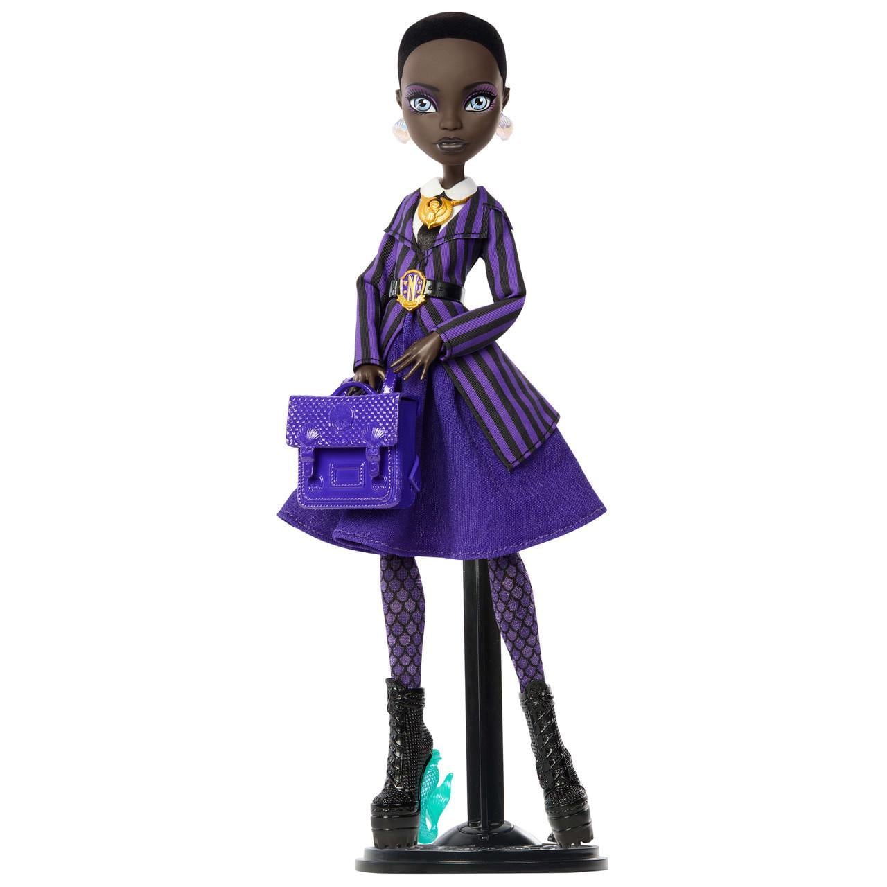 Кукла коллекционная Monster High X Wednesday Bianca Barclay в школьной форме Mattel (JDR71)