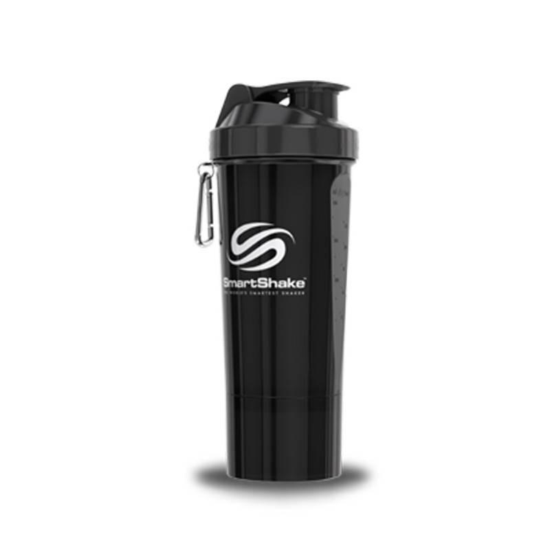 Шейкер SmartShake 500 мл с 1 контейнером Черный