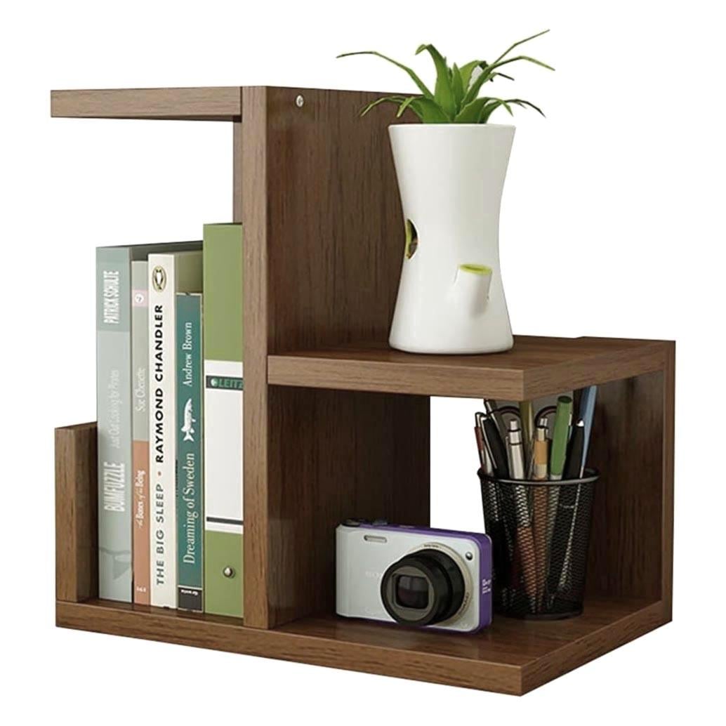 Полка книжная настольная из дерева Денсборн Корица (КПА-028133)