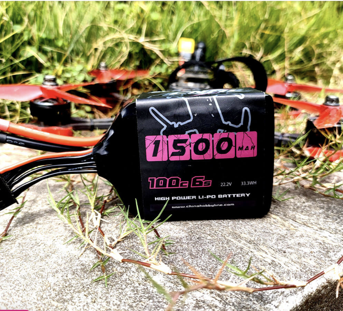 Акумулятор для FPV 6S Li-po CNHL LiPo 1500 mAh 100C Black - фото 5