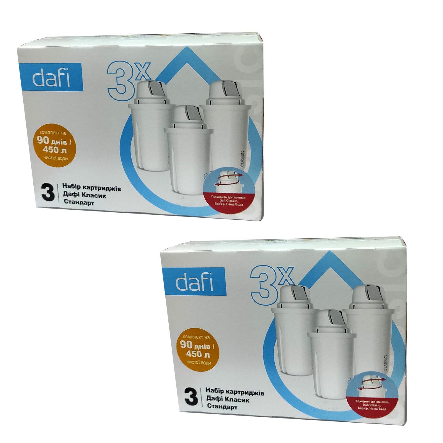 Картриджи DAFI Classic к фильтру кувшину Барьер 6 шт. (1693880048)