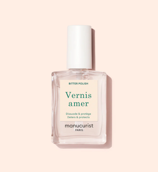 Лак для ногтей горький Manucurist Vernis Amer против обгрызания укрепляет и восстанавливающий 15 мл