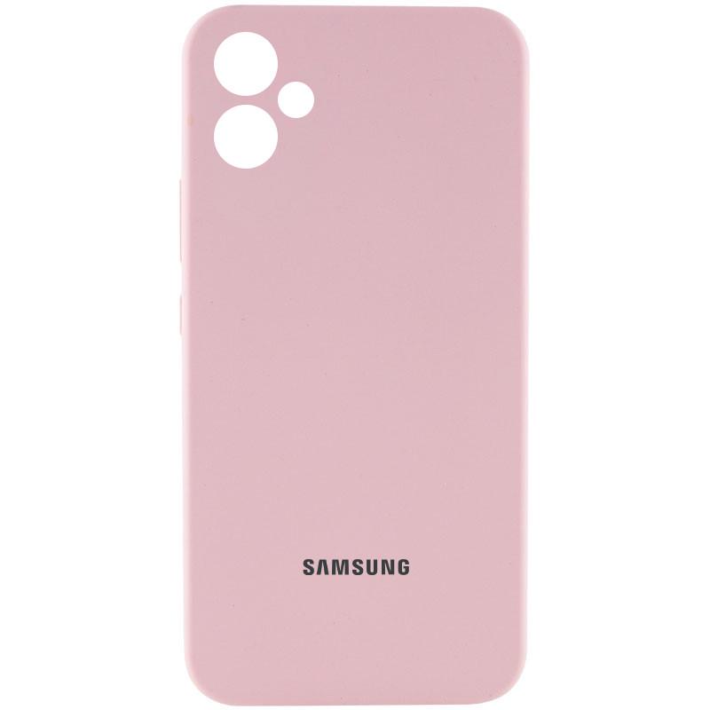 Противоударный Чехол Silicone Cover Lakshmi Full Camera (AAA) with Logo для Samsung Galaxy A06 Розовый / Pink Sand