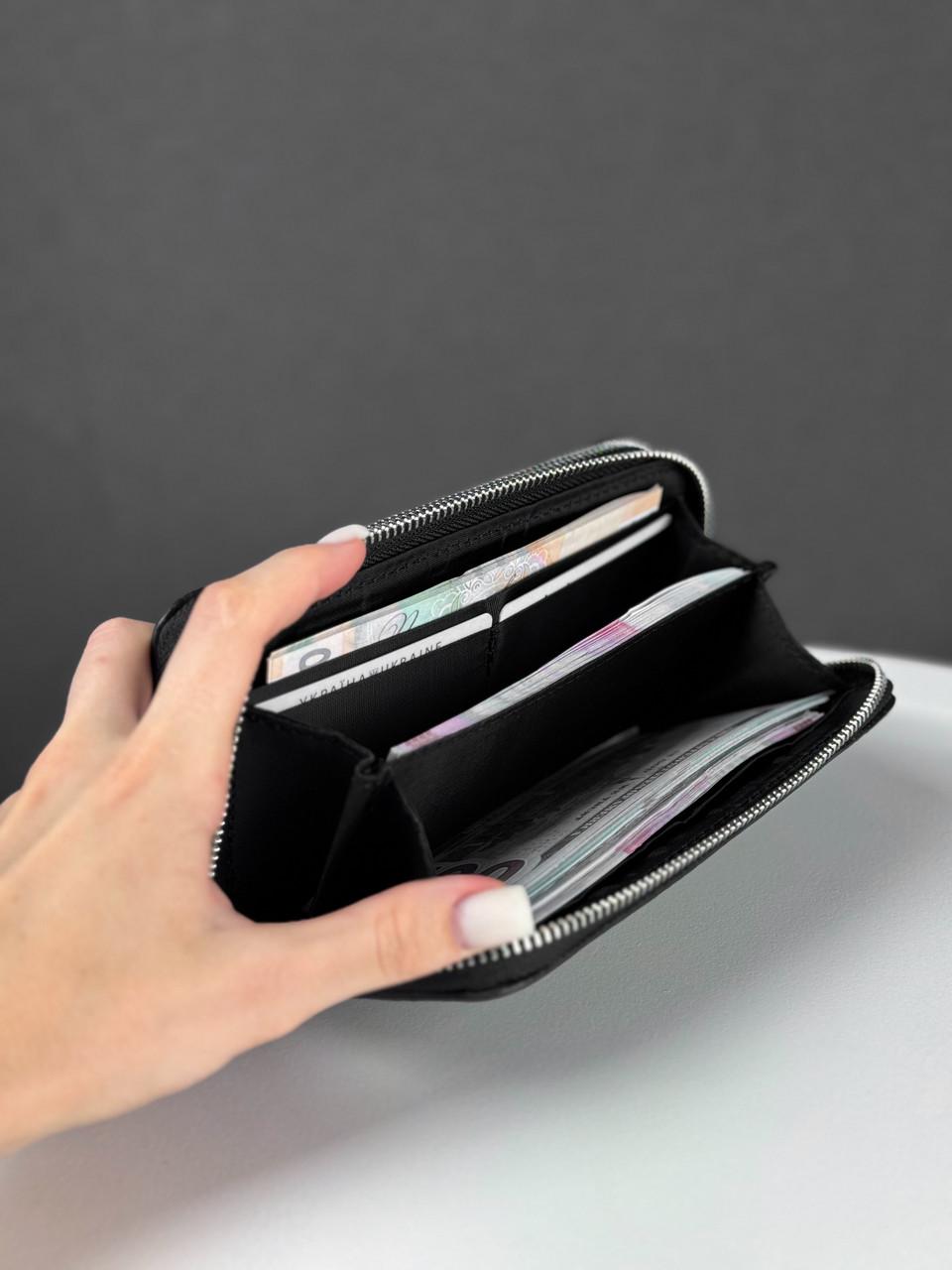 Клатч-гаманець чоловічий із натуральної зернистої шкіри Чорний (2787214675) - фото 4 Клатч-гаманець чоловічий із натуральної зернистої шкіри Чорний (2787214675) - фото 4