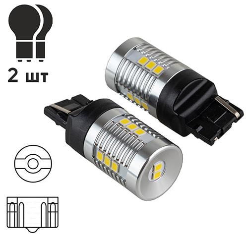 Лампа PULSO/габаритная/LED 7440/W3x16d/14SMD-2835/9-18v/1050 лм (LP-66440) - фото 2 Лампа PULSO/габаритная/LED 7440/W3x16d/14SMD-2835/9-18v/1050 лм (LP-66440) - фото 2