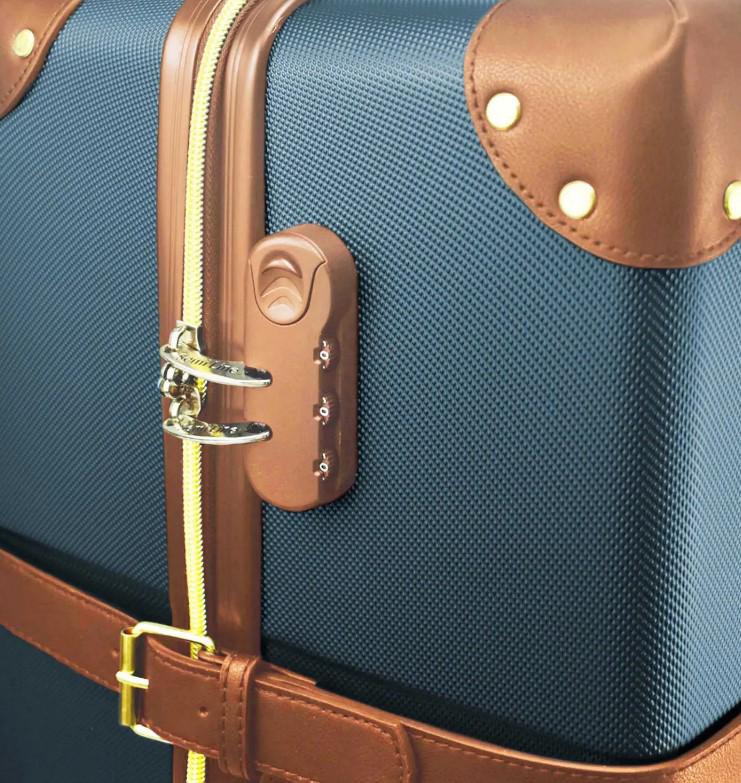 Валіза SEMI LINE T5672-4 28" L Blue/Brown (52972) - фото 4 Валіза SEMI LINE T5672-4 28" L Blue/Brown (52972) - фото 4