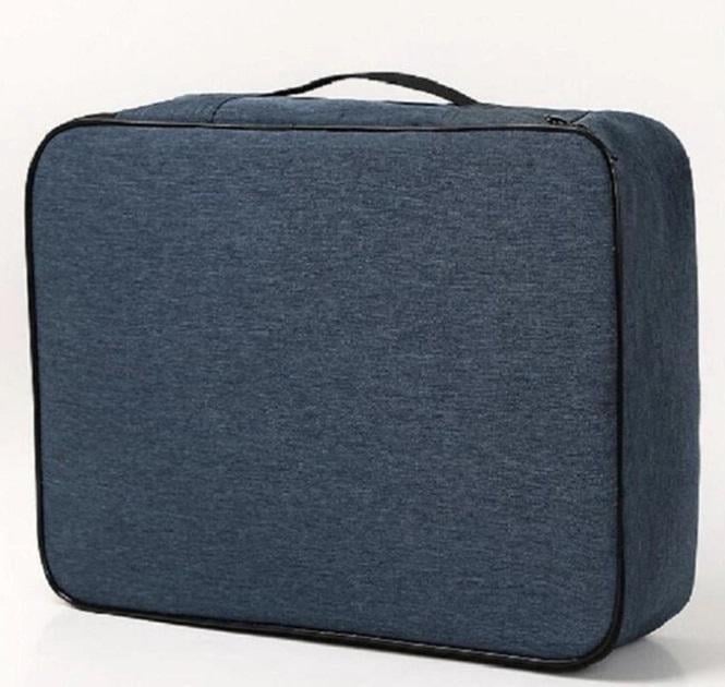 Органайзер для зберігання документів із кодовим замком Синій (KJKJ-898887BL)