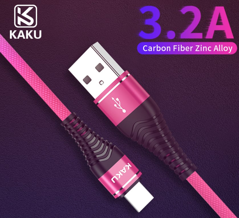 USB кабель Kaku KSC-109 microUSB 3.2A 1.2 м Rainbow (1079245436) - фото 5