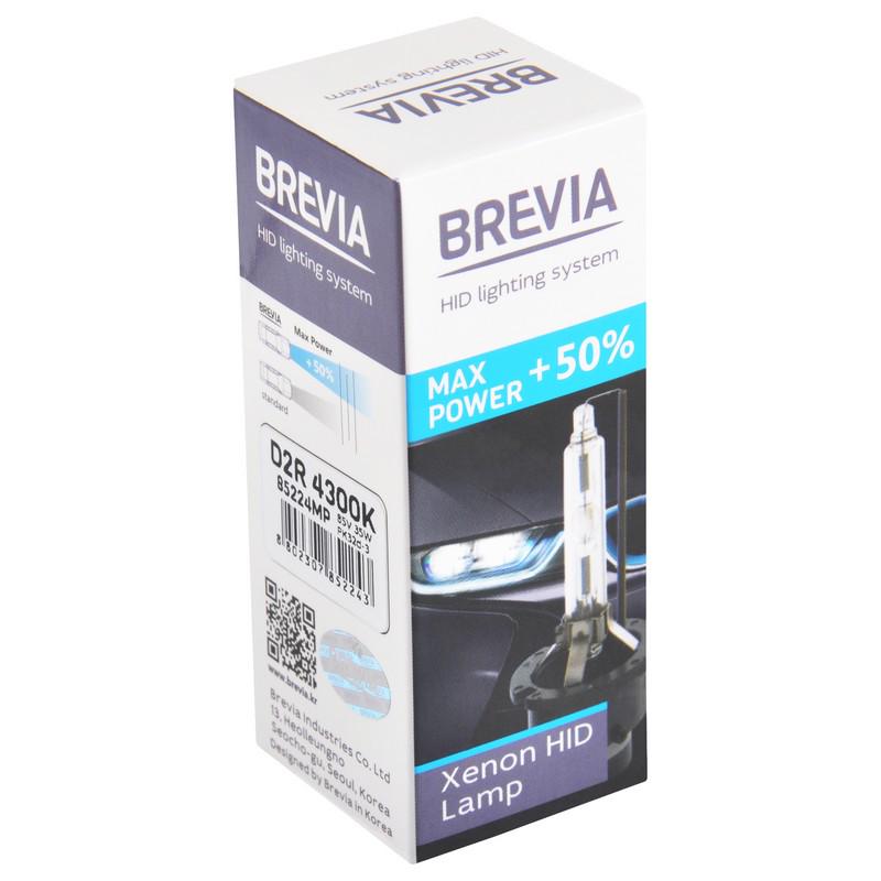 Лампа ксенонова Brevia D2R 4300 K Max Power +50% (85224MP) - фото 2