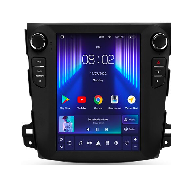 Автомагнитола штатная Teyes TPRO 2 для Mitsubishi Outlander Tesla style 2005-2013 Android TPRO2 4+64 Wi-Fi/4G комплектация A (1638630166)