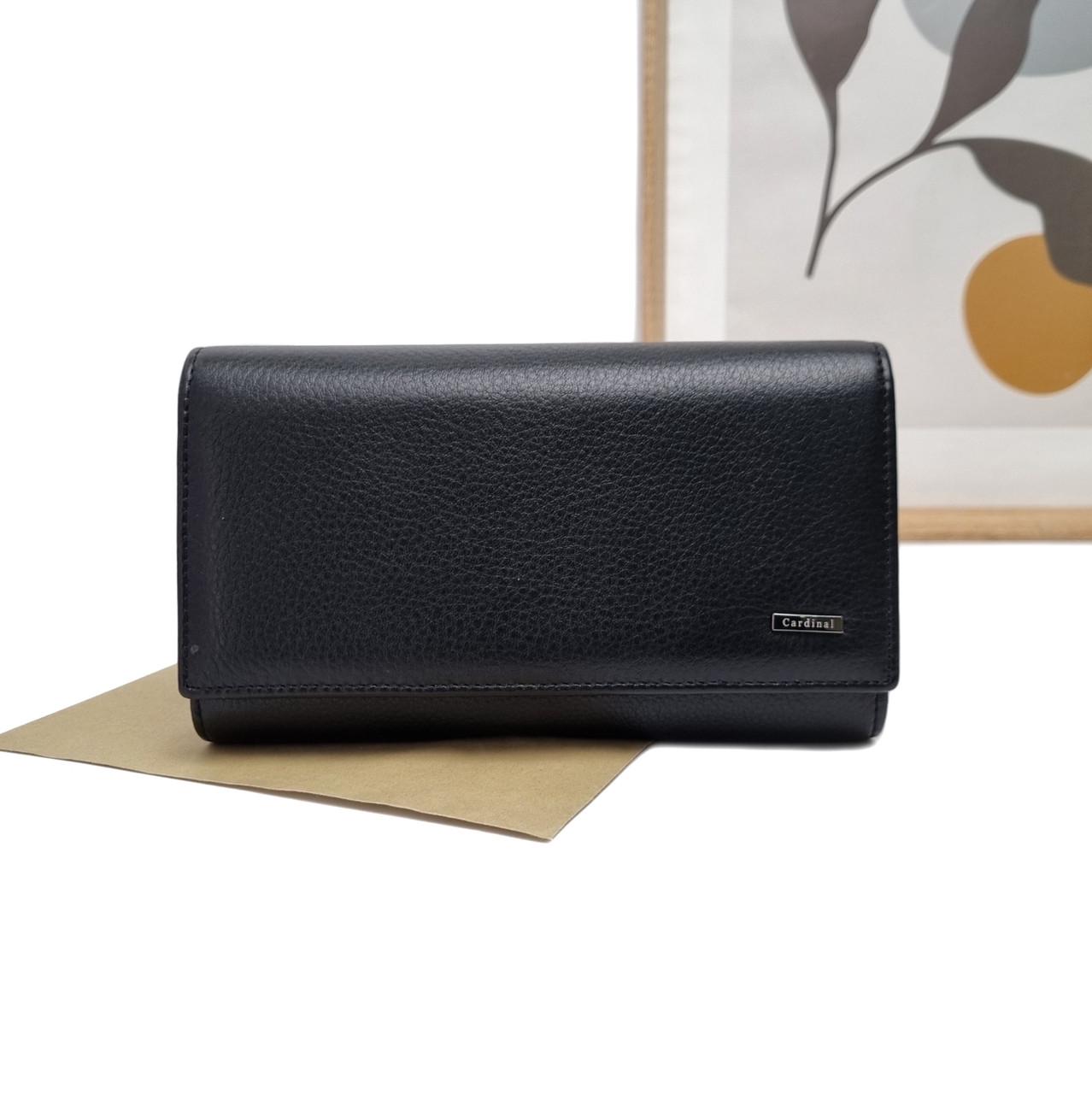 Гаманець жіночий Cardinal натуральна шкіра Чорний (9032B-01)