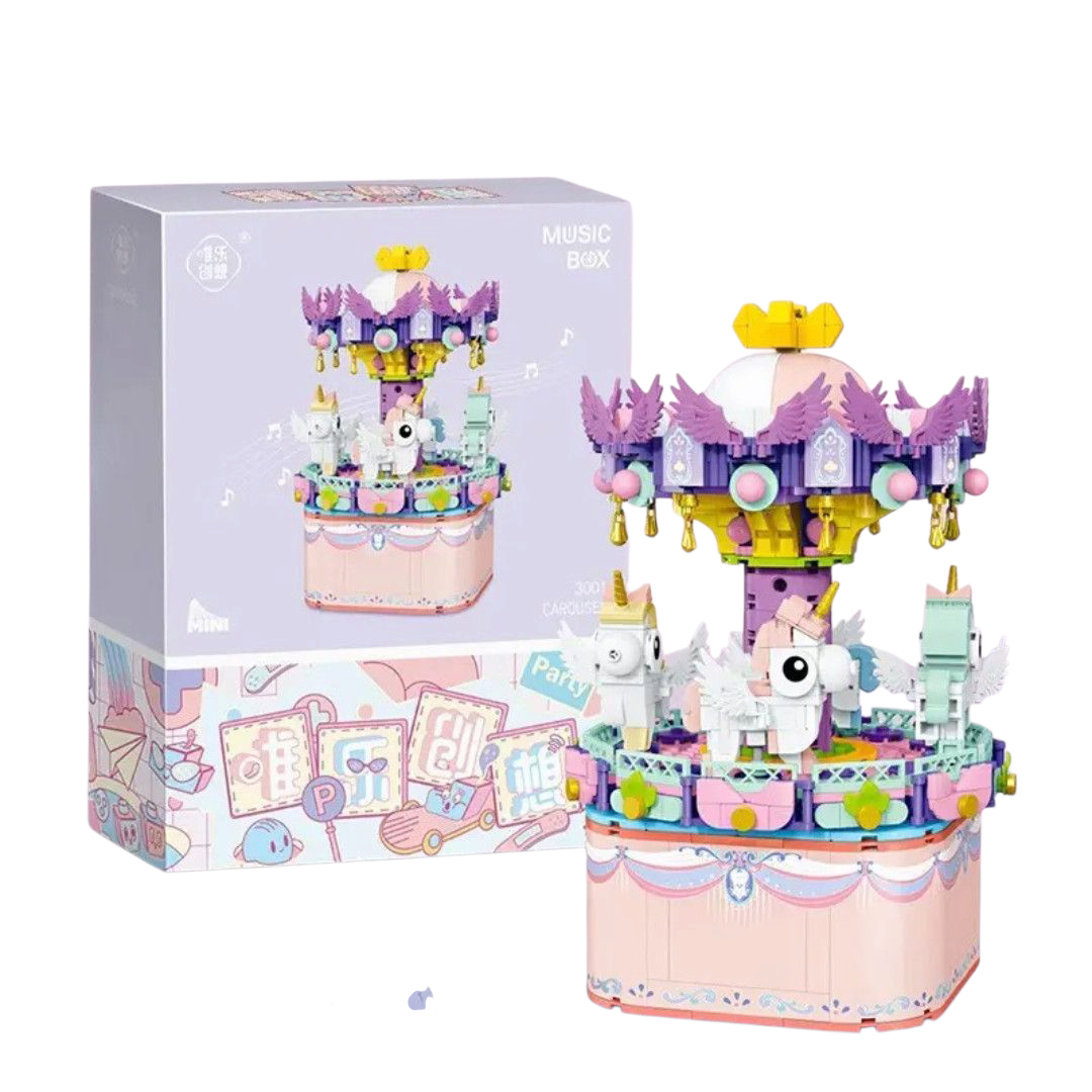 Конструкторный набор Карусель музыкальный ящик 874 дет. (2321918827)