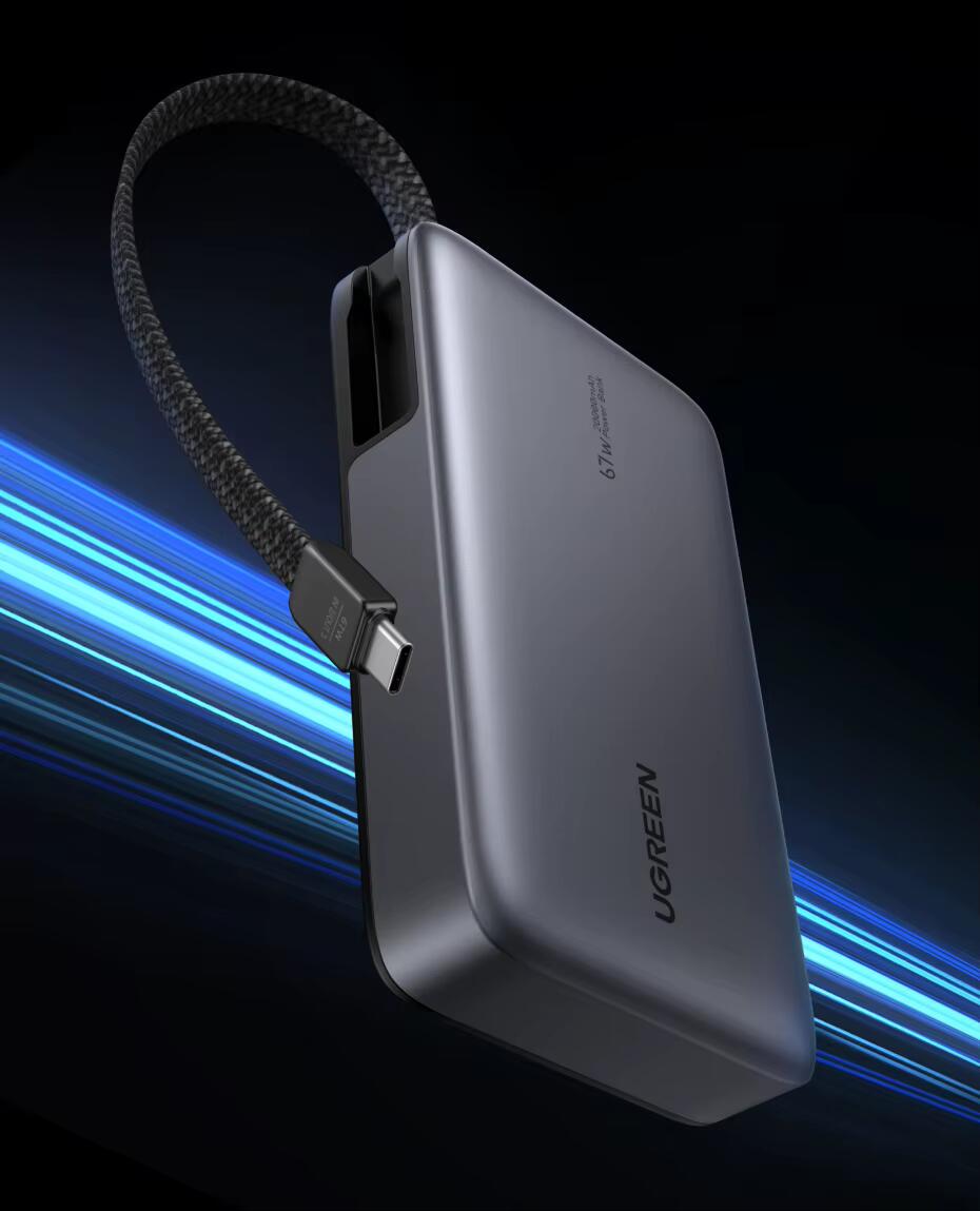 Повербанк UGREEN PB550 20000 mAh PD3.0 65W 67 Вт Grey (55996) - фото 19 Повербанк UGREEN PB550 20000 mAh PD3.0 65W 67 Вт Grey (55996) - фото 19