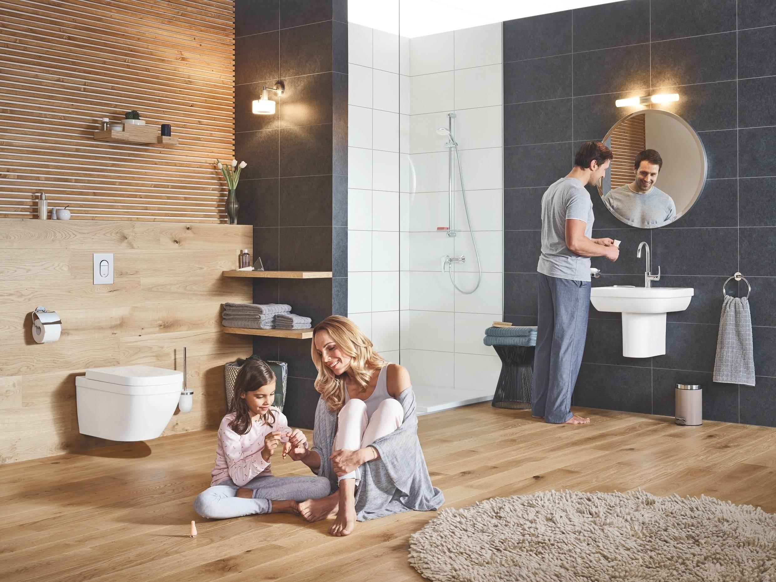 Комплект инсталляции Grohe QuickFix Solido 39536000 с унитазом кнопка Хром (147284) - фото 4