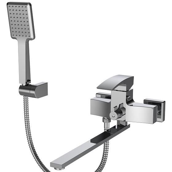 Смеситель для ванны KOER KB-42007-01 KR3456 однорычажный Хром (176844)