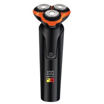 Электробритва-шейвер Geemy аккумуляторная с индикатором заряда Оранжевый (GM-9010-111)