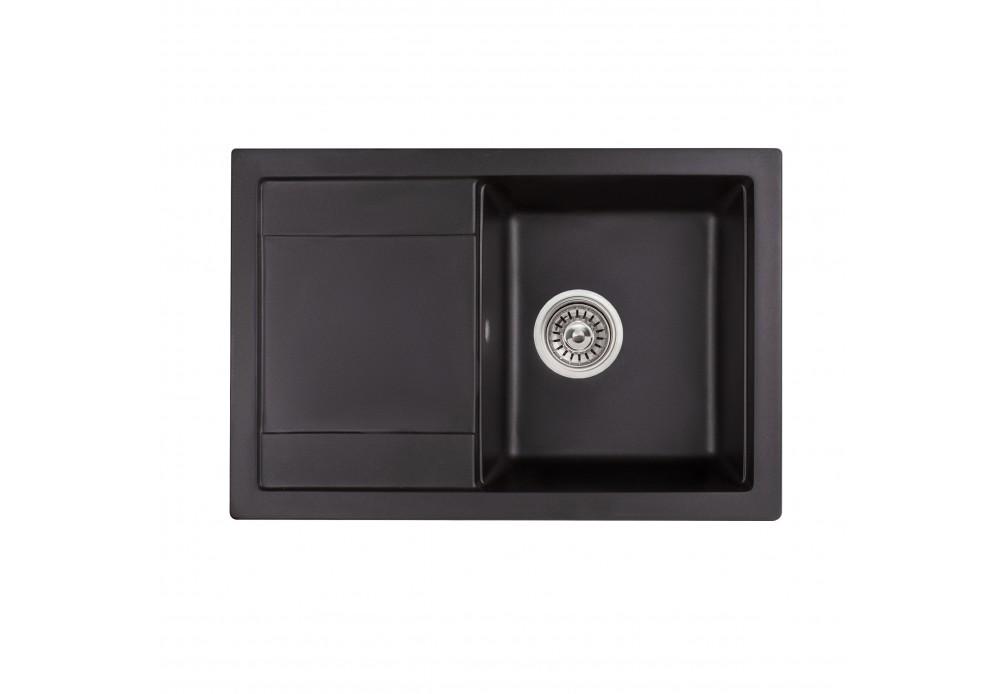 Кухонная мойка Q-tap CS 7449 Black (QT7449BLA404)