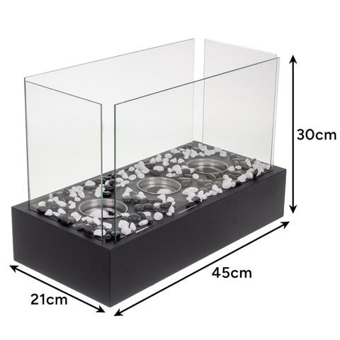 Биокамин настольный Kaminer 26318 бездымный для дома и террасы 45x30x21 см - фото 2 Биокамин настольный Kaminer 26318 бездымный для дома и террасы 45x30x21 см - фото 2