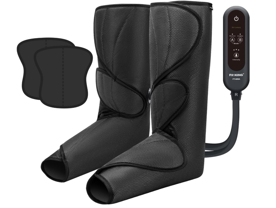 Массажер для ног FIT KING Leg Massage Air Compression for Circulation Pain Relief с воздушной компрессией 2 размера насадок (3026219792)