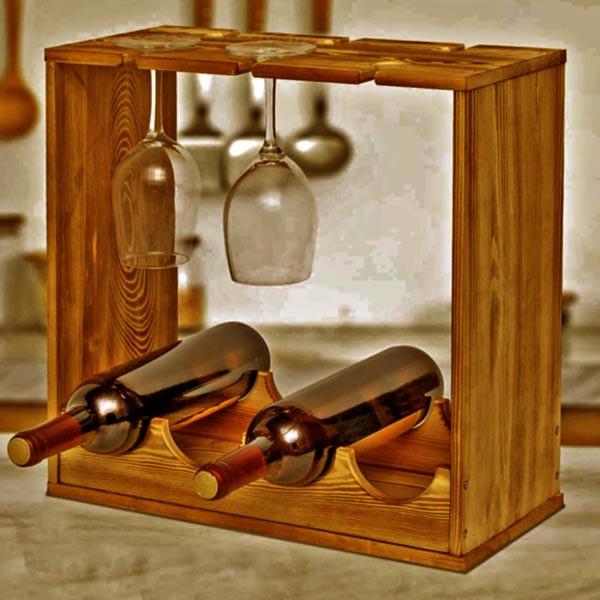 Полка для вина настольная Понтен Охра (Впс-019704)