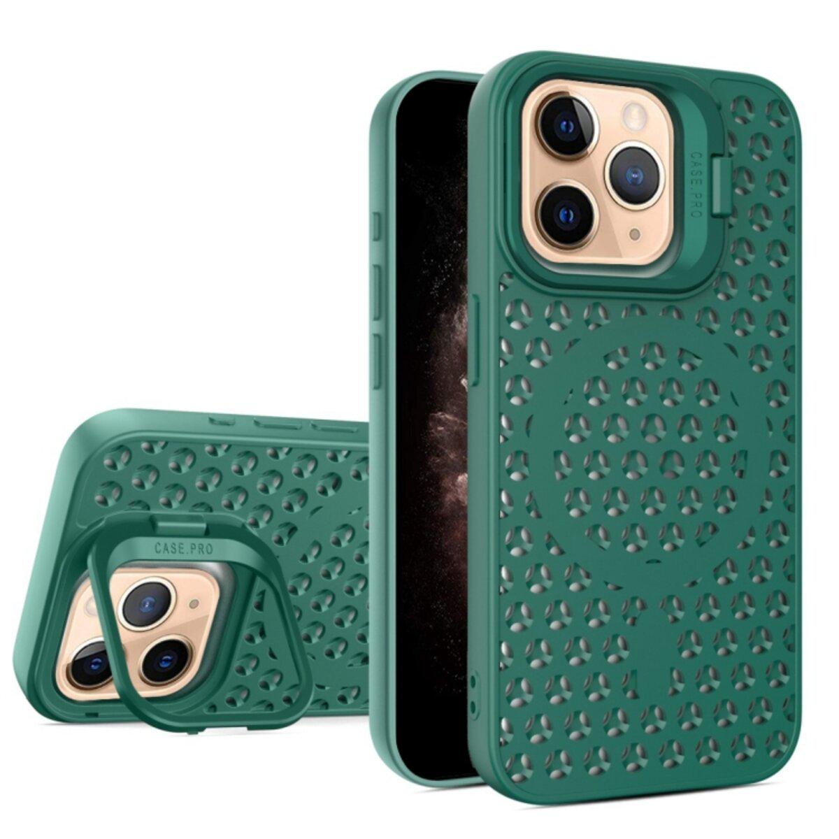 Протиударний чохол із підставкою Cosmic Grater Stand for Apple iPhone 11 Pro Dark Green