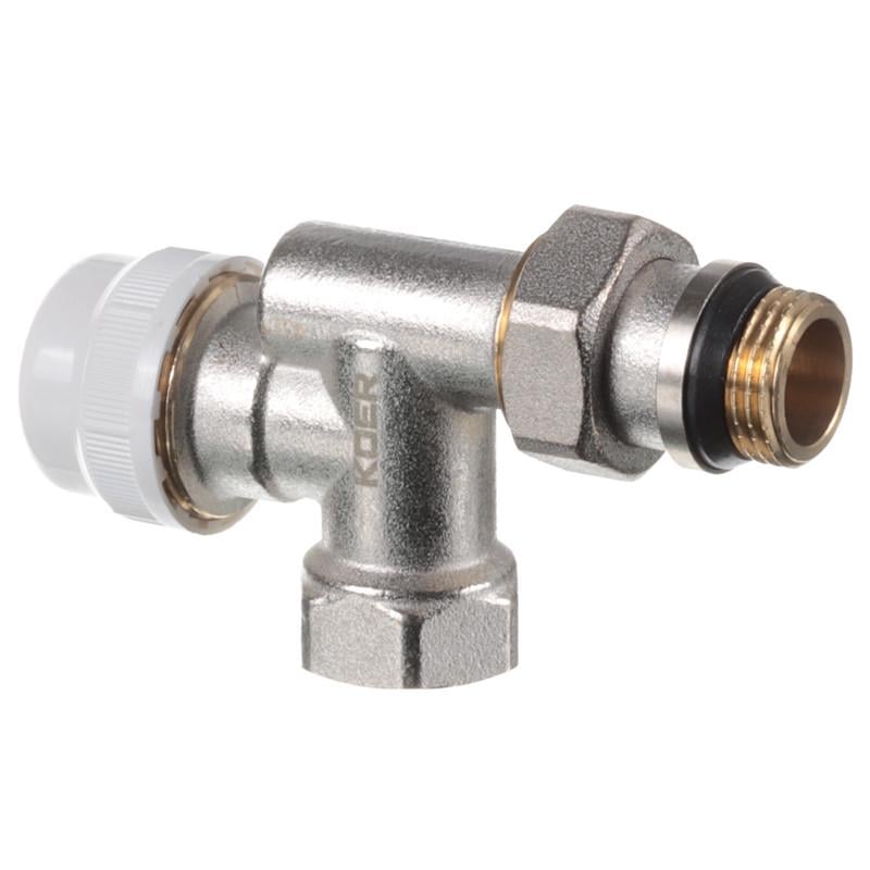 Кран термостатический осевой KOER KR.931-Gi с системой антипротечка 1/2" x 1/2" (KR3064)