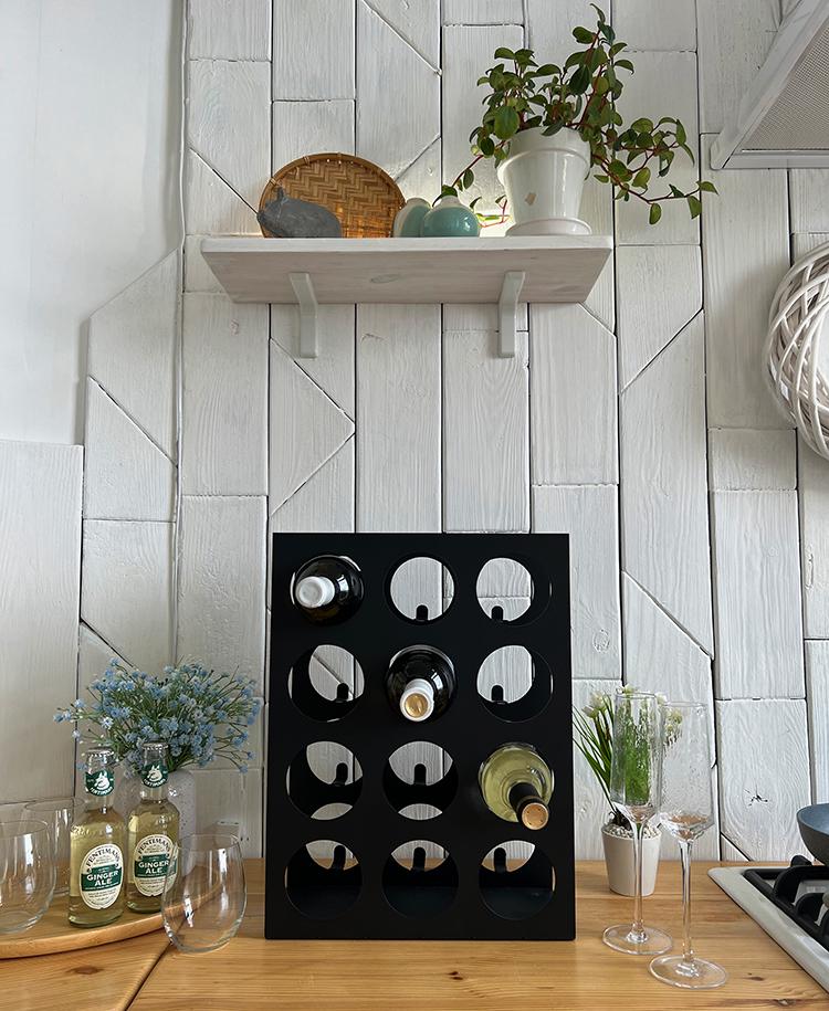 Подставка для вина NC Home Прямая на 12 бутылок (110234) - фото 3 Подставка для вина NC Home Прямая на 12 бутылок (110234) - фото 3