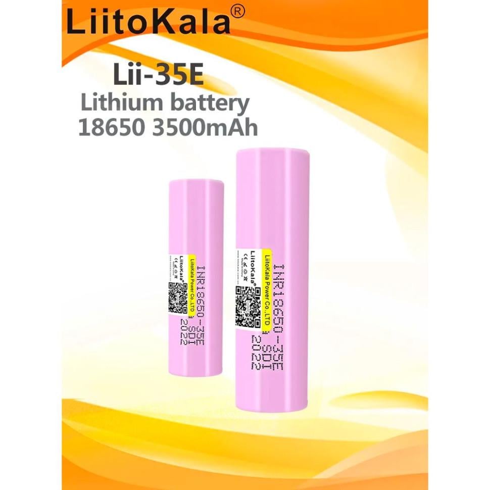 Акумулятор LiitoKala Lii-35E 18650 без захисту 3500 mah Рожевий - фото 5