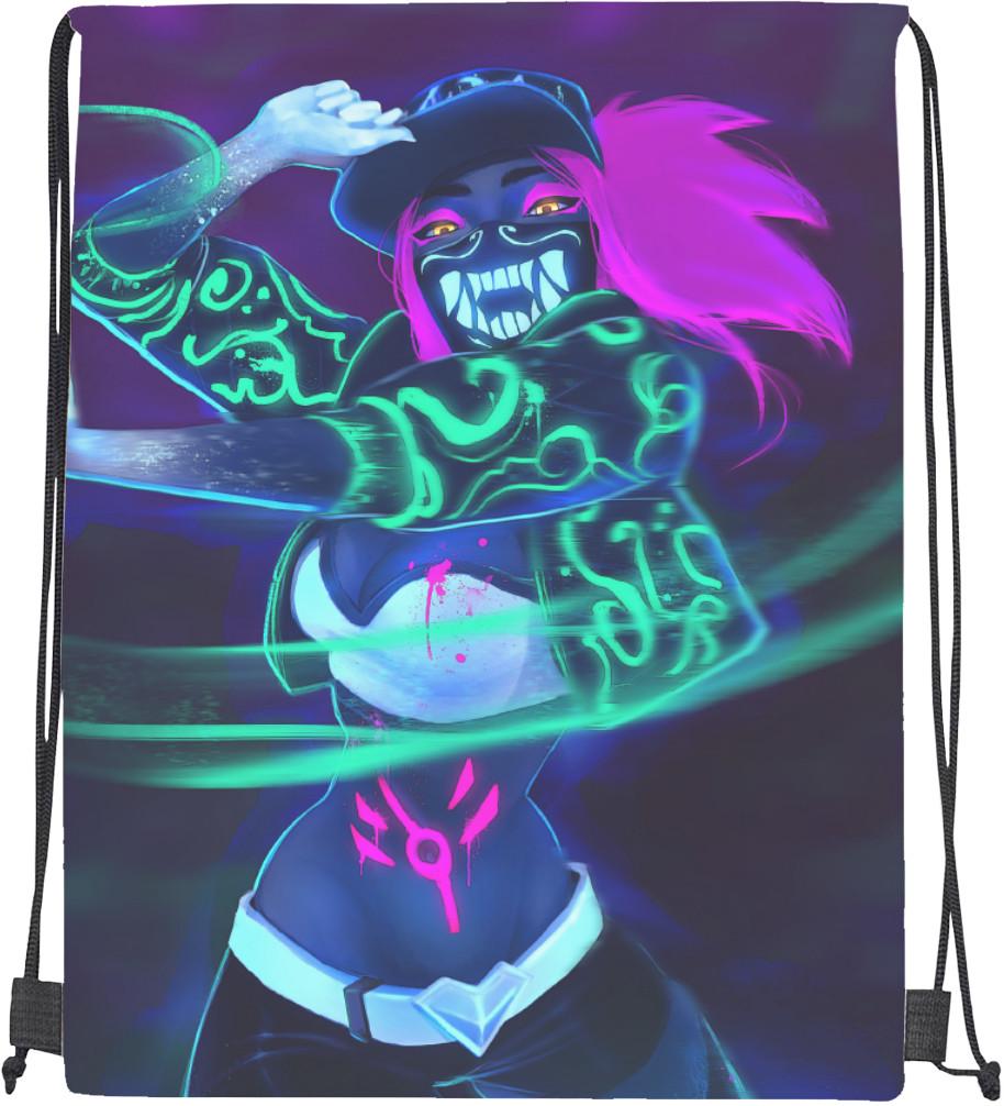 Мішок спортивний Akali Kda League Of Legends neon (20301235)