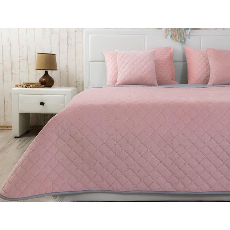 Покрывало двухстороннее Руно велюр 180x220 см Бежевый (28092523) - фото 1 Покрывало двухстороннее Руно велюр 180x220 см Бежевый (28092523) - фото 1