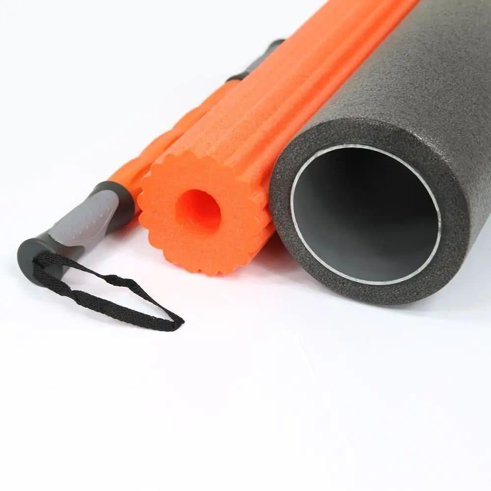 Набір для йоги та фітнесу масажний 3в1 EVA масажний валик/масажна палиця OSPORT Чорно-помаранчевий (OF-0283) - фото 5 Набір для йоги та фітнесу масажний 3в1 EVA масажний валик/масажна палиця OSPORT Чорно-помаранчевий (OF-0283) - фото 5