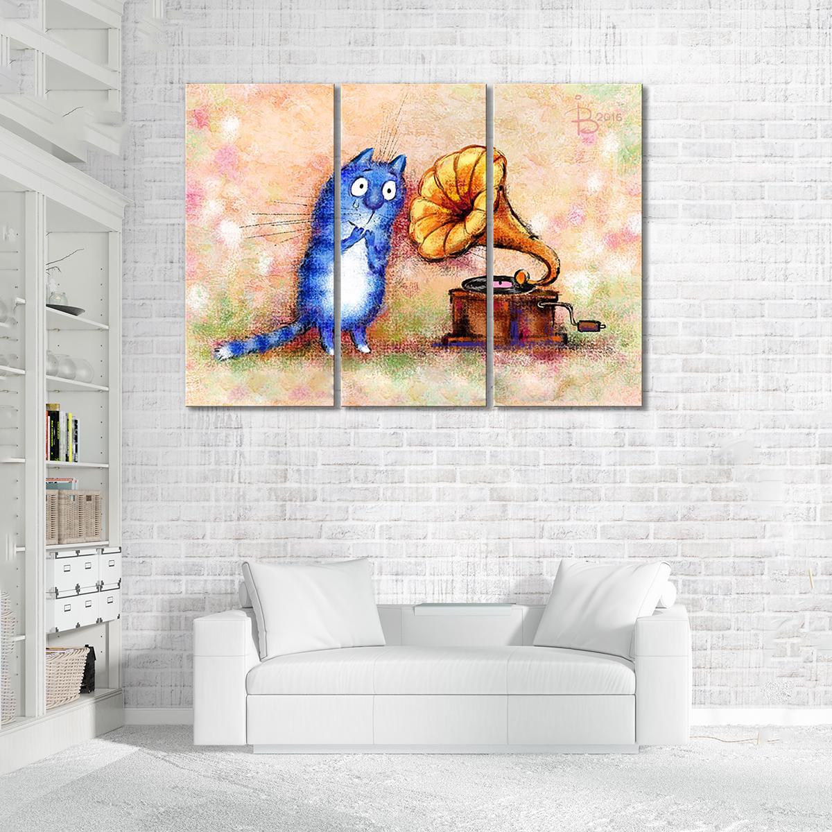 Модульная картина Лирика 3 модуля 90x135 см