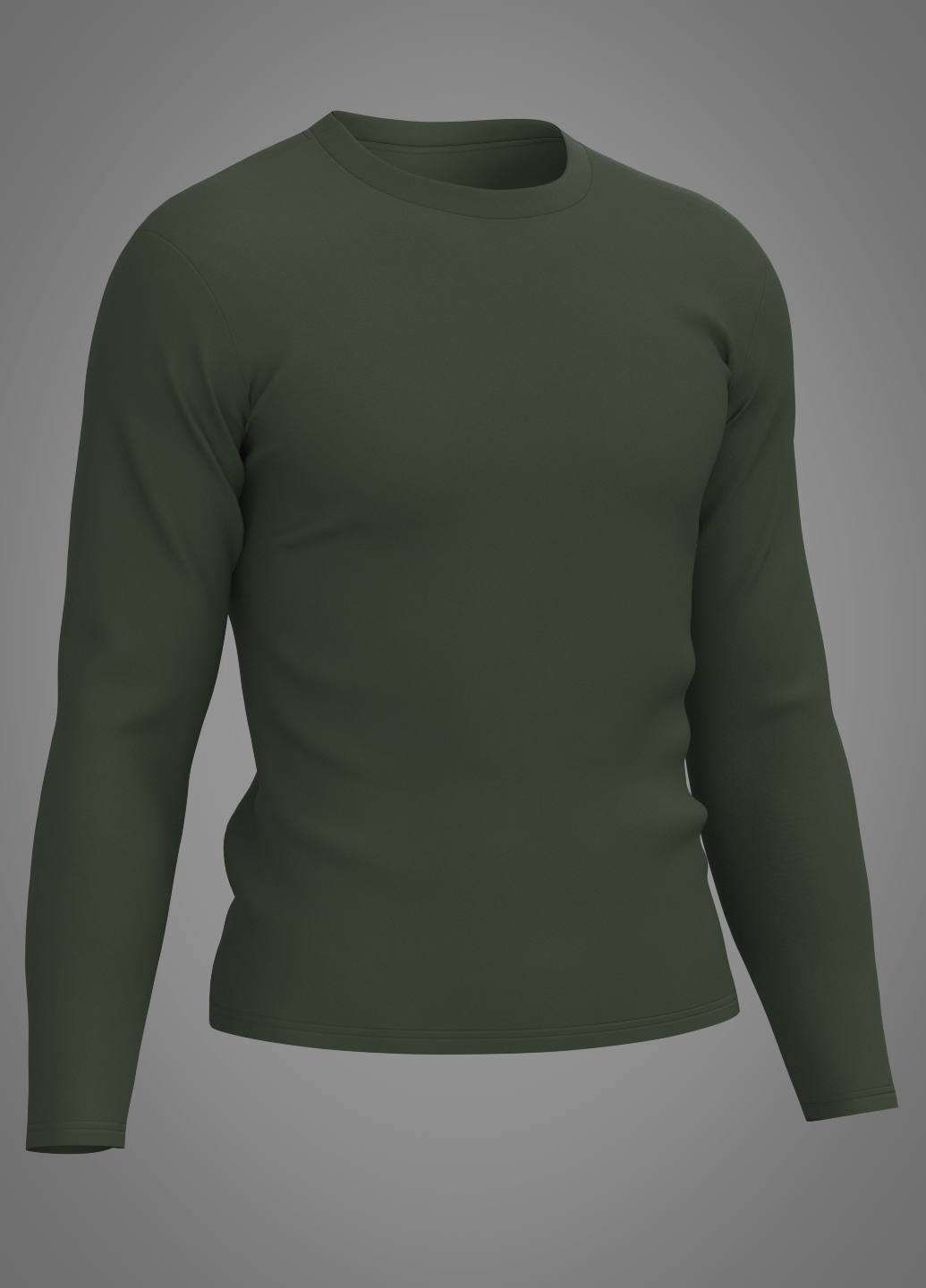 Лонгслів класичний GorLin утеплений р. 56 Олива (Т-60_Олива_56)