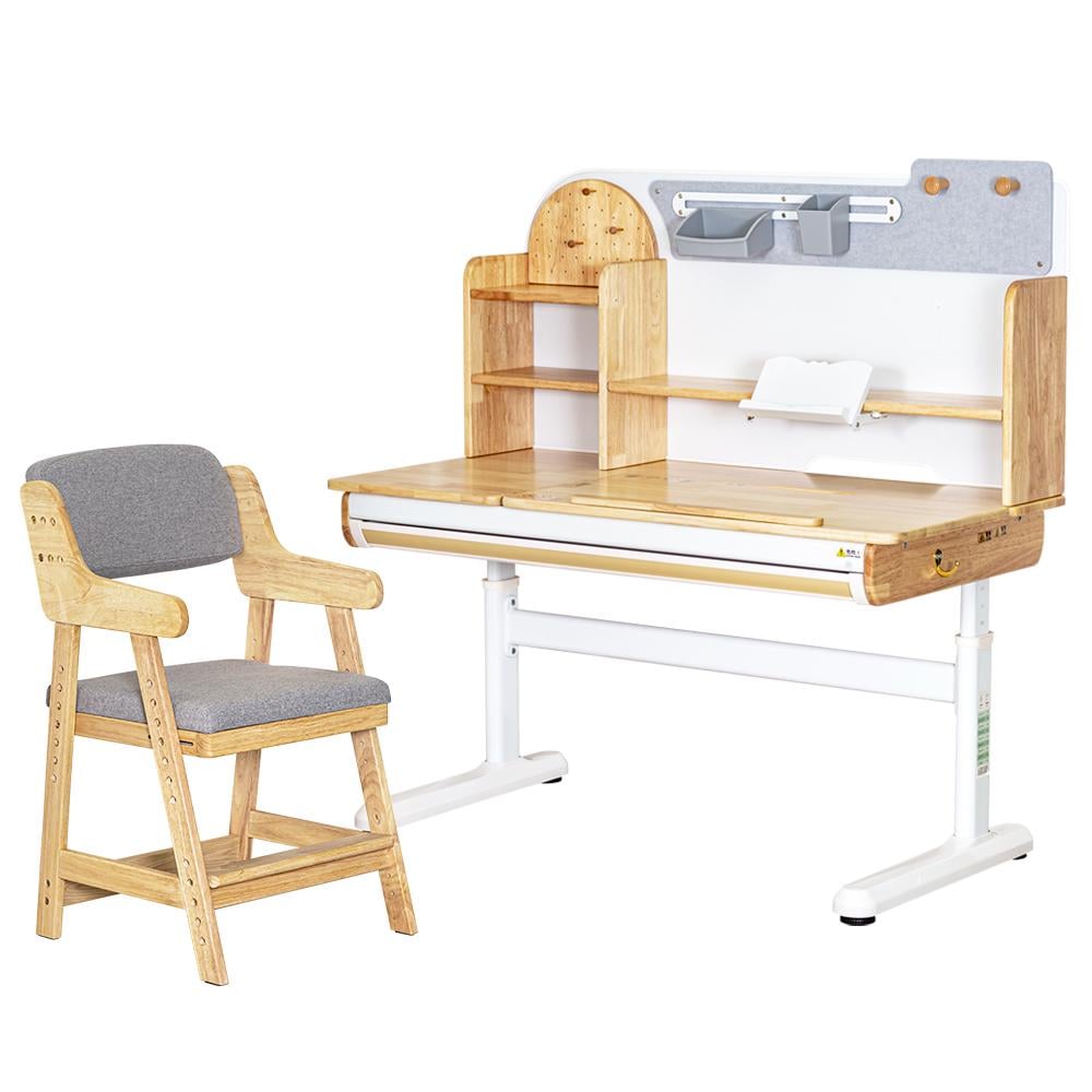 Комплект стіл Mealux Timberdesk L та крісло Mealux Carlo (BD-690 Wood L+KD-050 G) Комплект стіл Mealux Timberdesk L та крісло Mealux Carlo (BD-690 Wood L+KD-050 G)