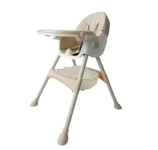 Стульчик для кормления 3в1 детский складной Бежевый (31936741)